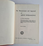 The Measurement and Appraisal of Adult Intelligence, Fourth Ed. David Wechsler